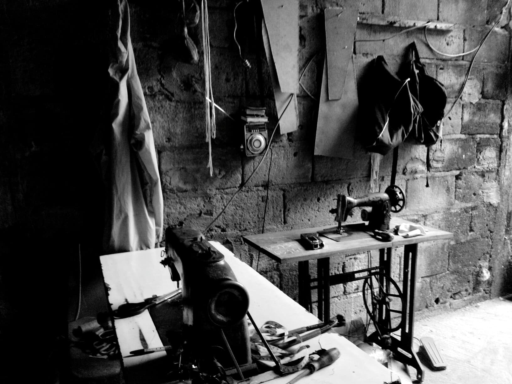 A couture workroom.